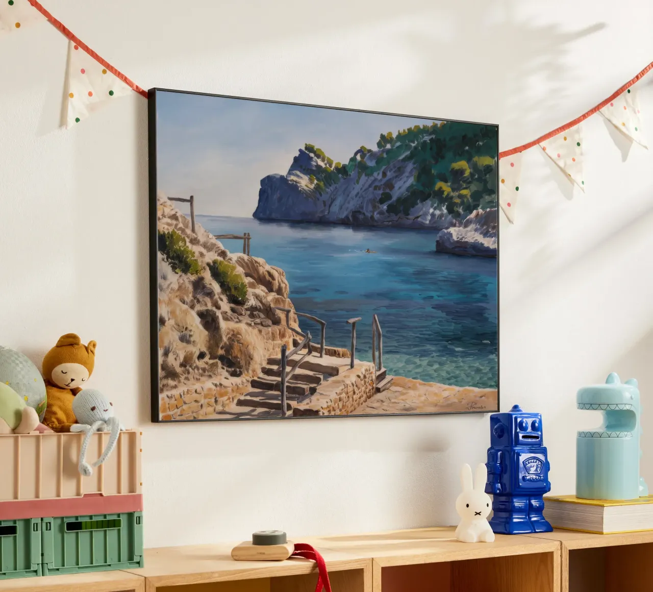 Santuario Azure Cove alluminio dibond da Opal Strokes