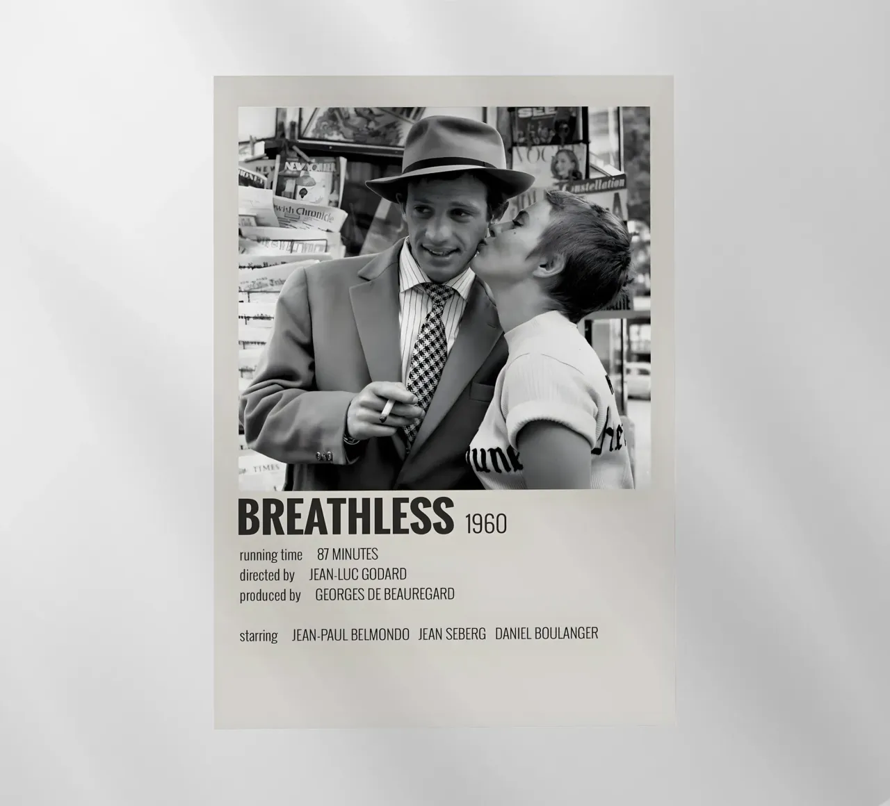 BREATHLESS 1960 pellicola backlit da MVFminimalist