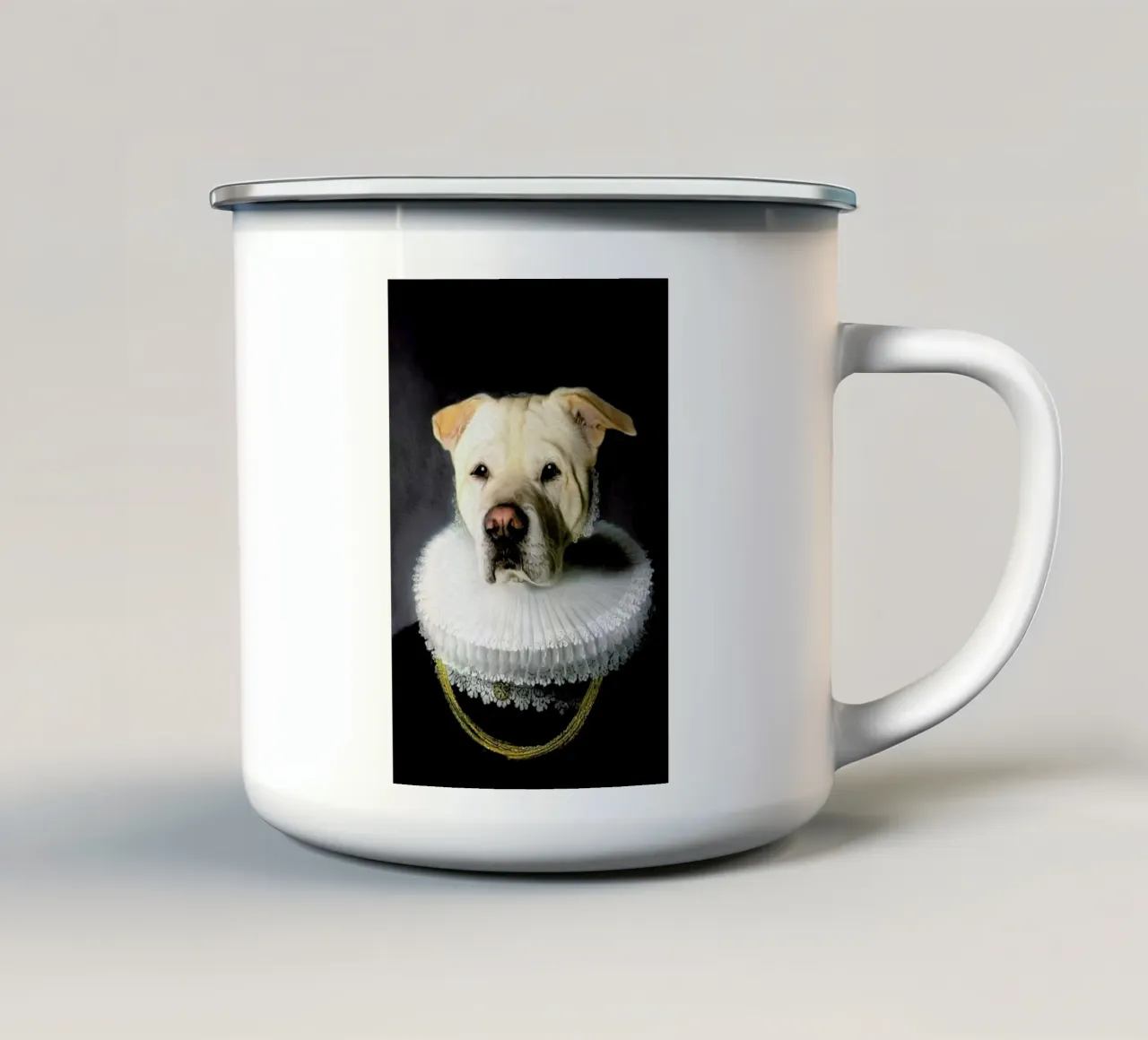 Mimo tazza in smalto da Tein Lucasson