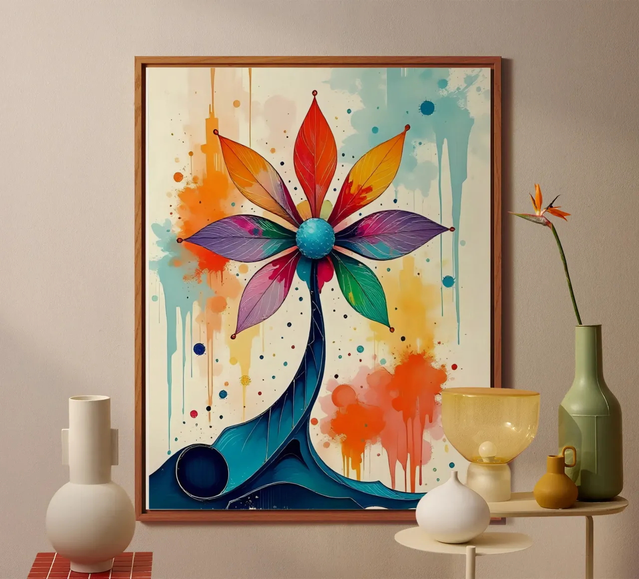 Pittura_fiori_1 alluminio dibond da Farb- und Blütenzauber by LK