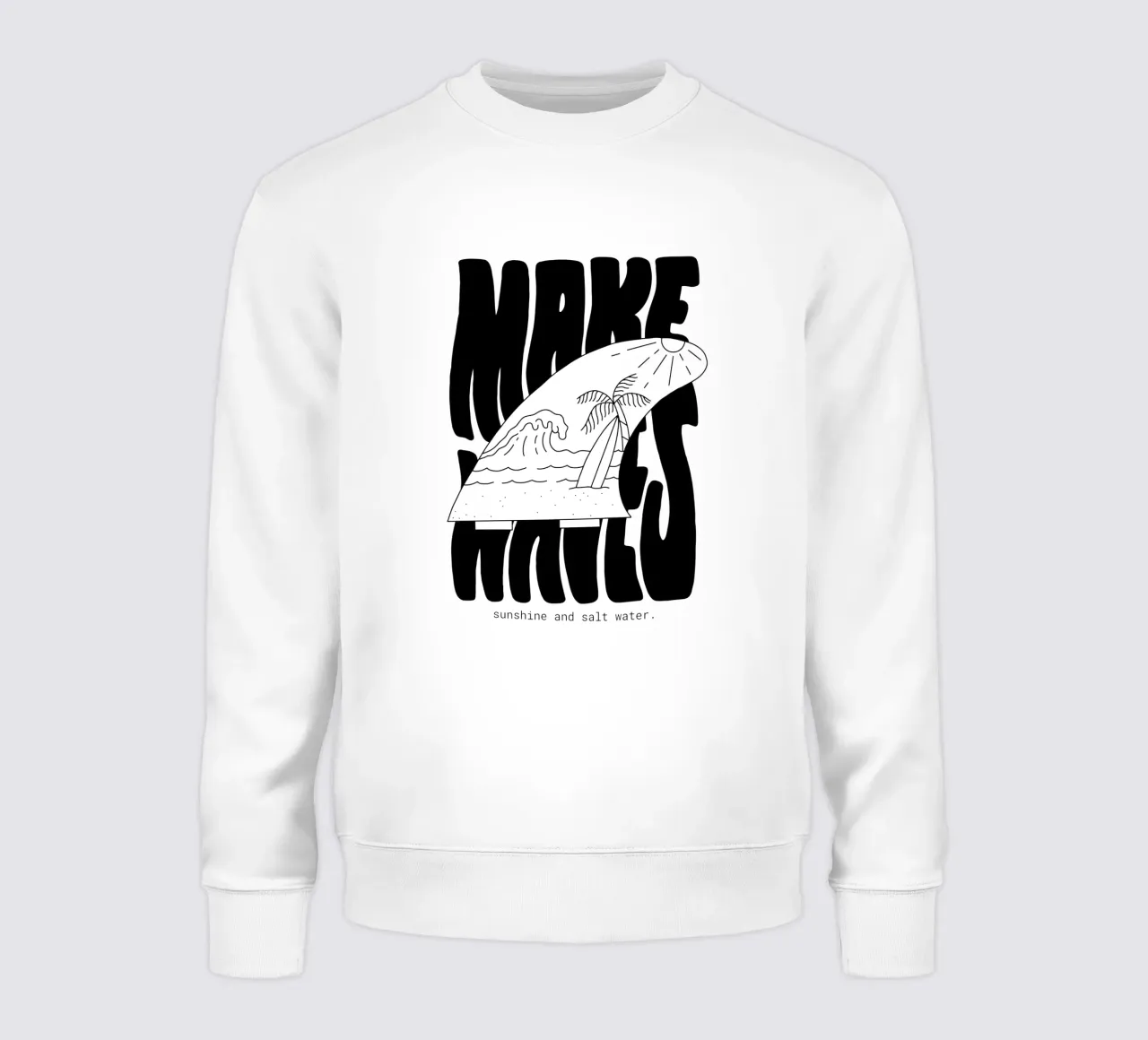 Make Waves felpa da byh.illustration