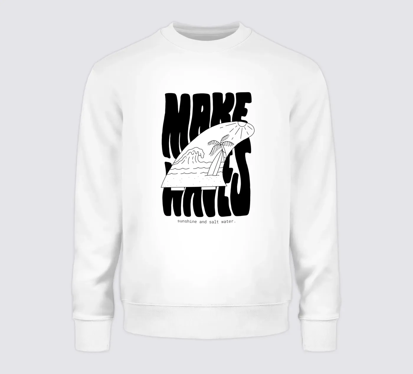 Make Waves felpa da byh.illustration