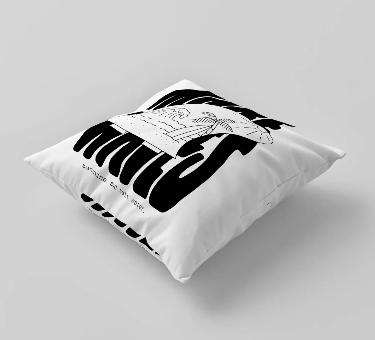 Make Waves cuscino da byh.illustration