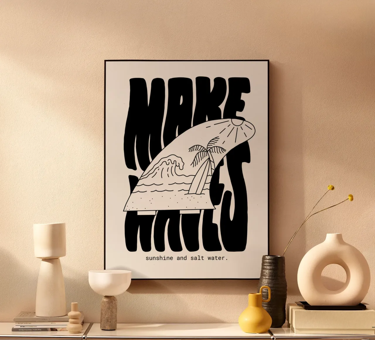 Make Waves plexiglas de byh.illustration