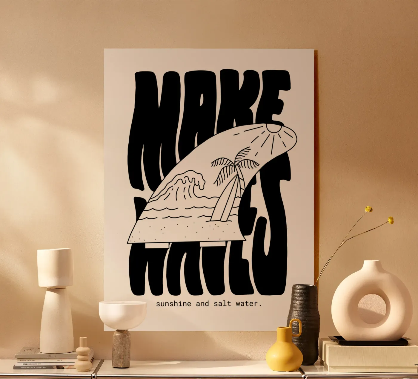 Make Waves plexiglas de byh.illustration