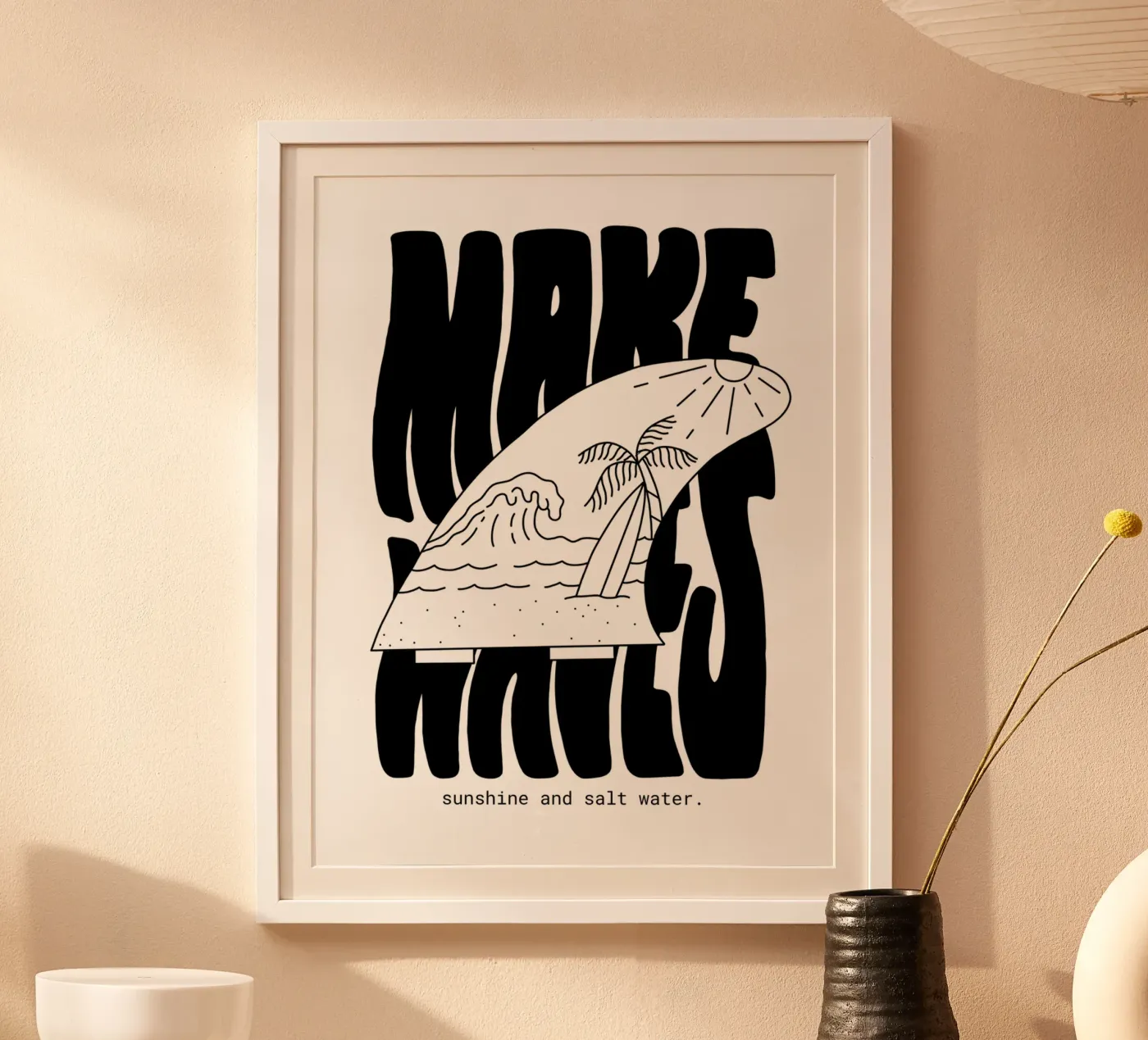 Make Waves poster da byh.illustration
