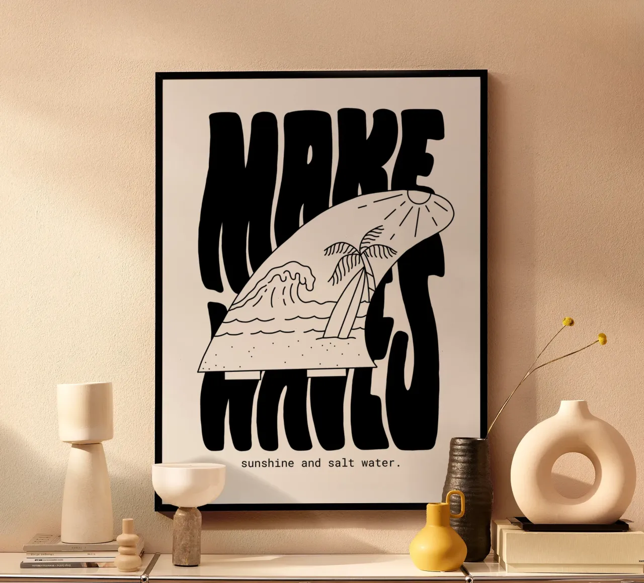 Make Waves poster da byh.illustration