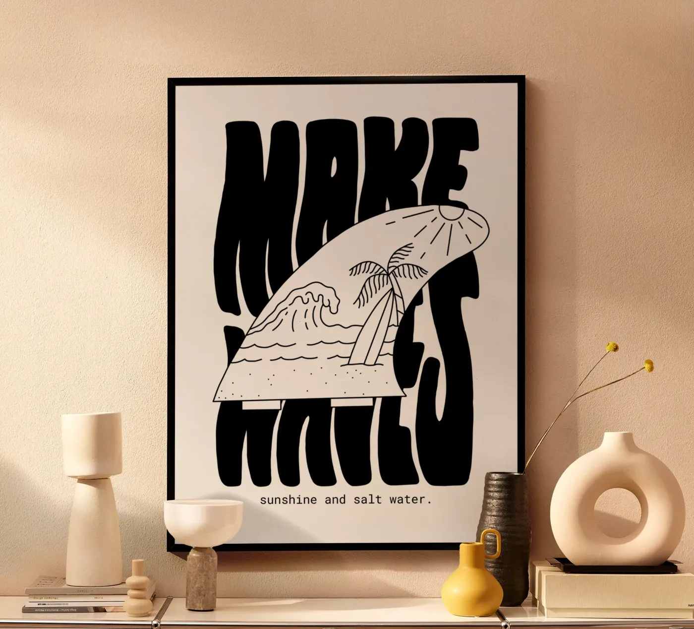 Make Waves Poster von byh.illustration