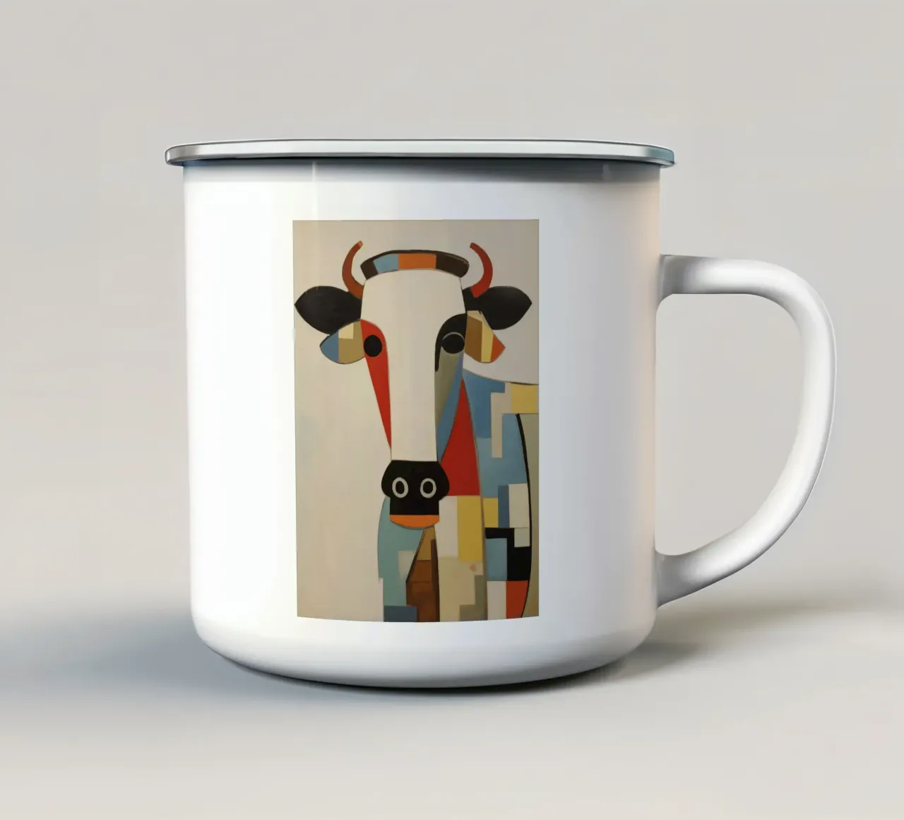 Arte da parete di Imagine tazza in smalto da Imagine