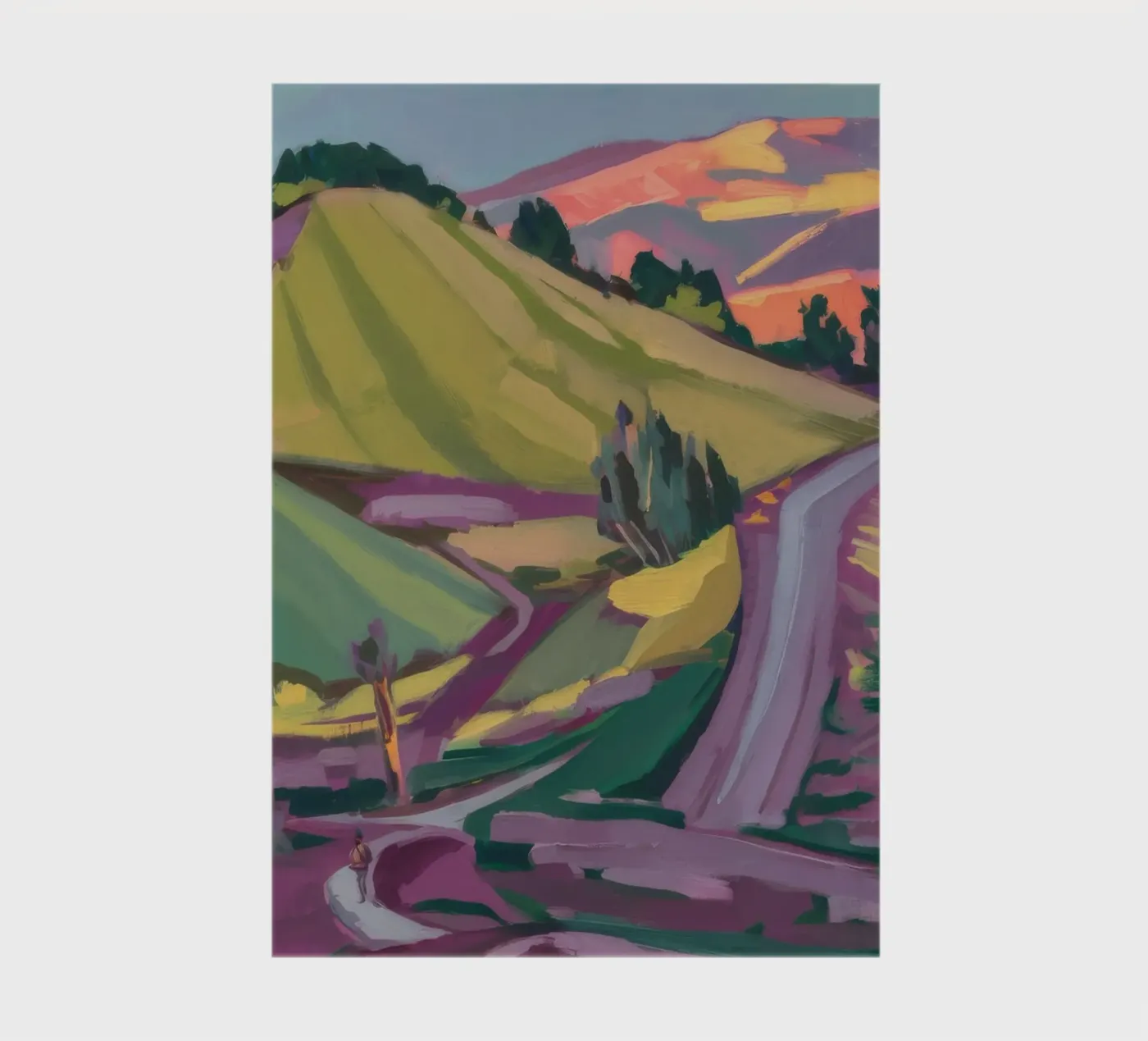 Sunset Road Cascade notebook by Celestial Harmony