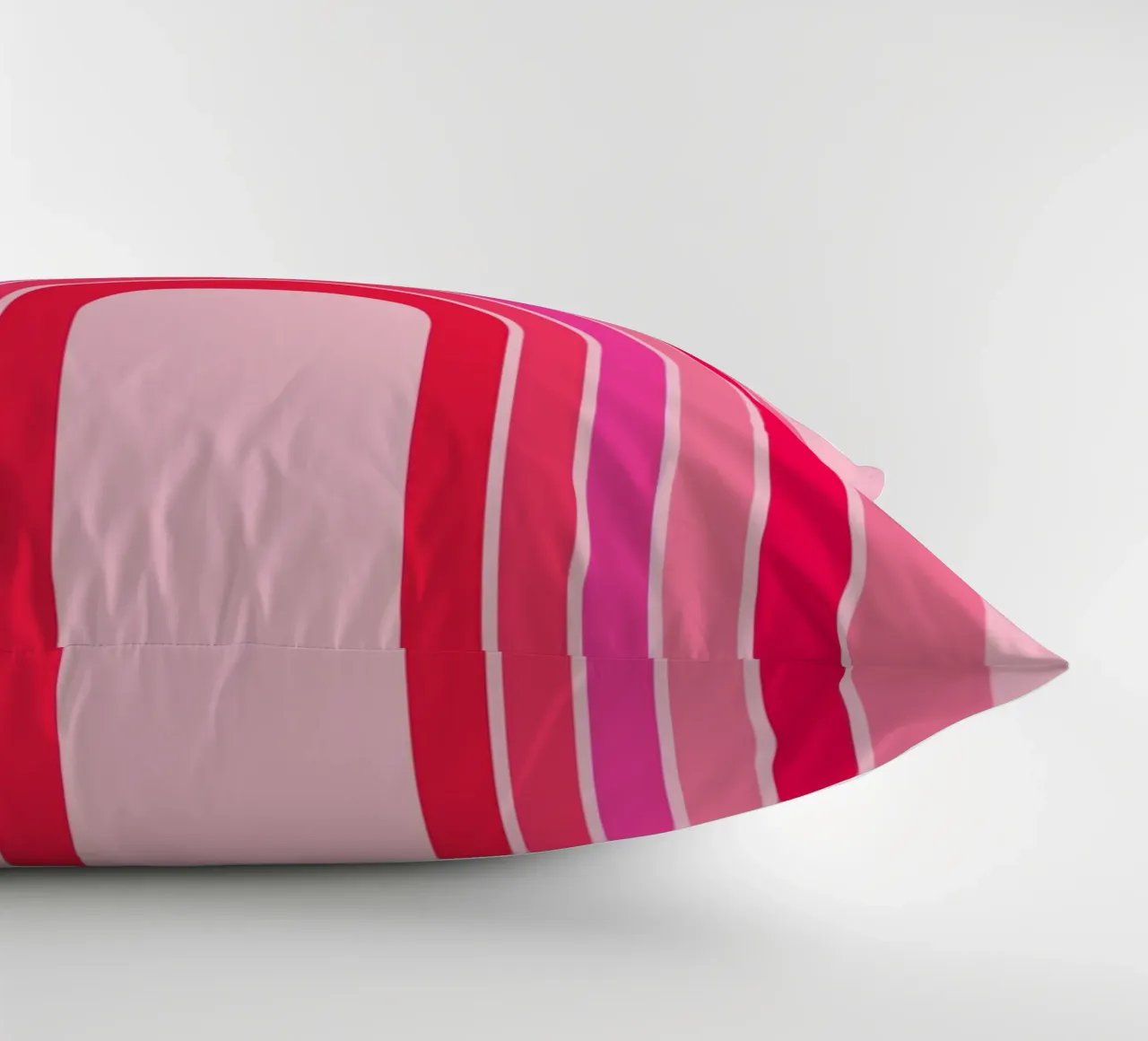 Good Vibes Rosa Grafica arcobaleno retrò con testo scritto a mano cuscino da pdigitalprints