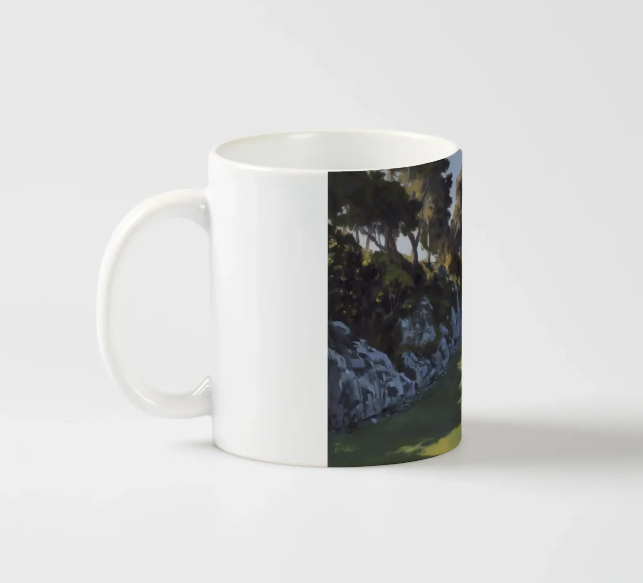 Costa Calma Verdeggiante tazza in ceramica da Opal Strokes