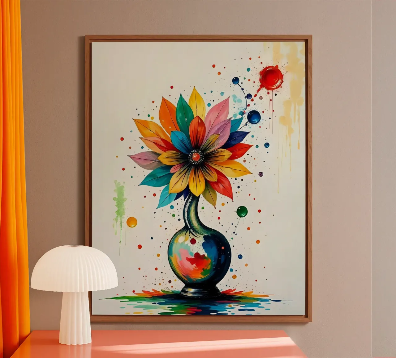 Pittura_fiori_2 alluminio dibond da Farb- und Blütenzauber by LK
