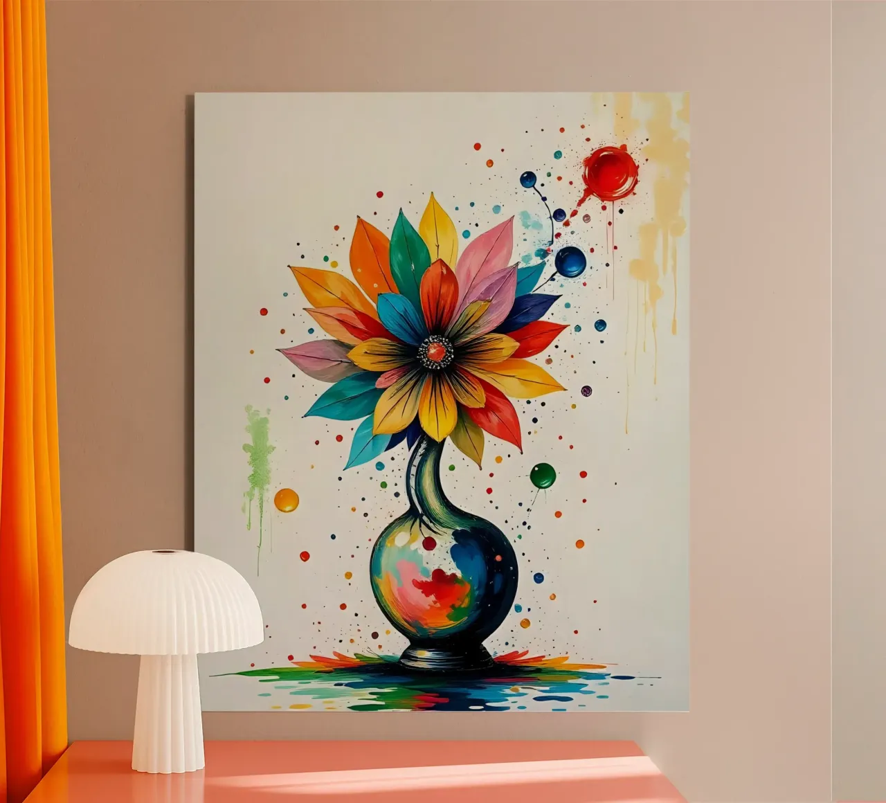 Pittura_fiori_2 alluminio dibond da Farb- und Blütenzauber by LK