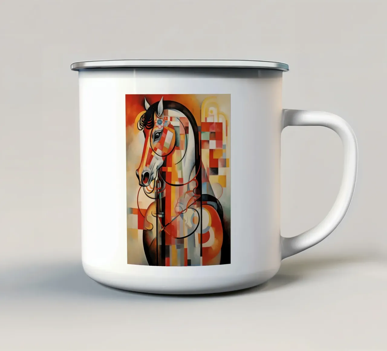 Arte da parete di Imagine tazza in smalto da Imagine
