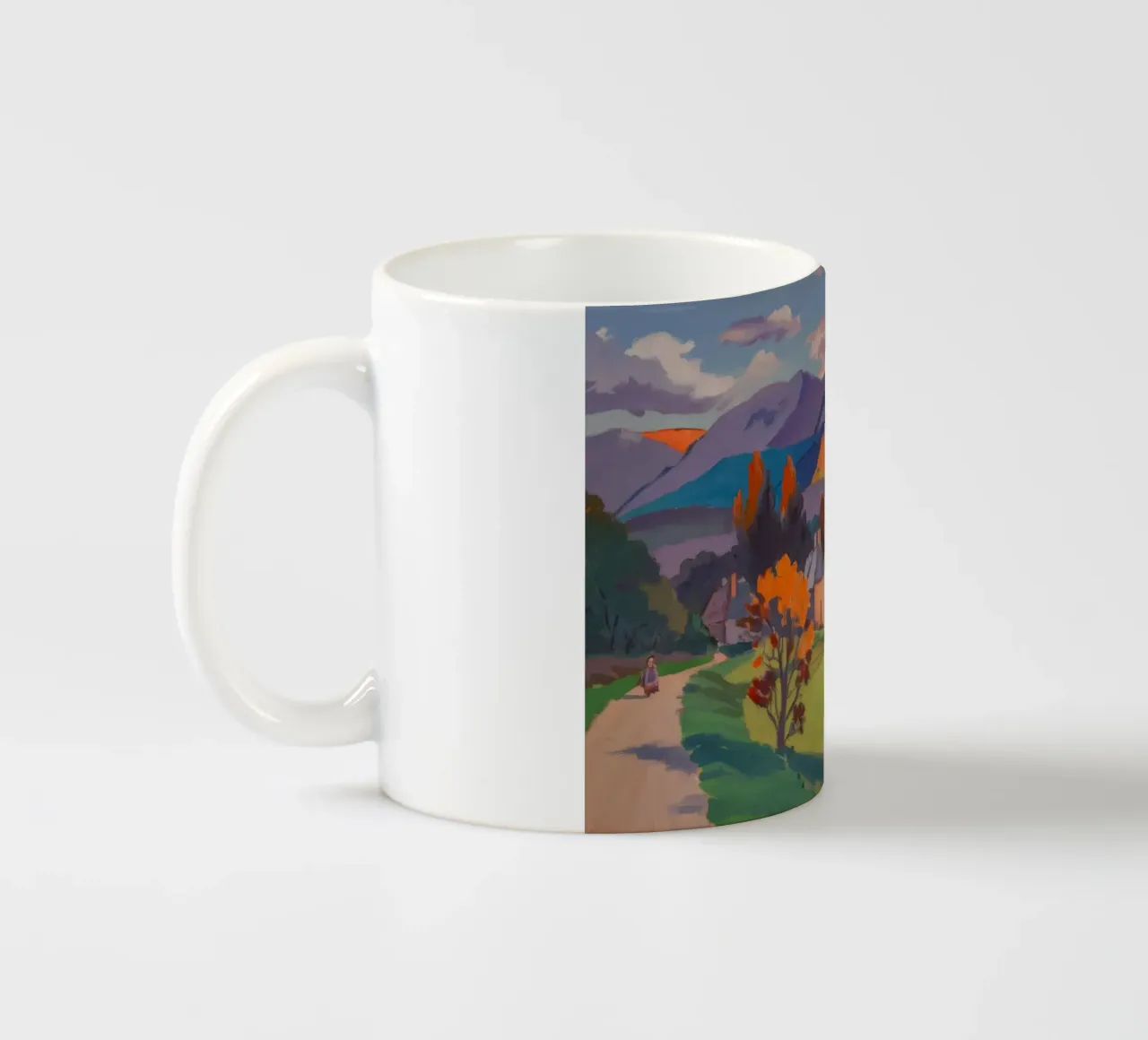 Villaggio d'autunno Ember tazza in ceramica da Celestial Harmony
