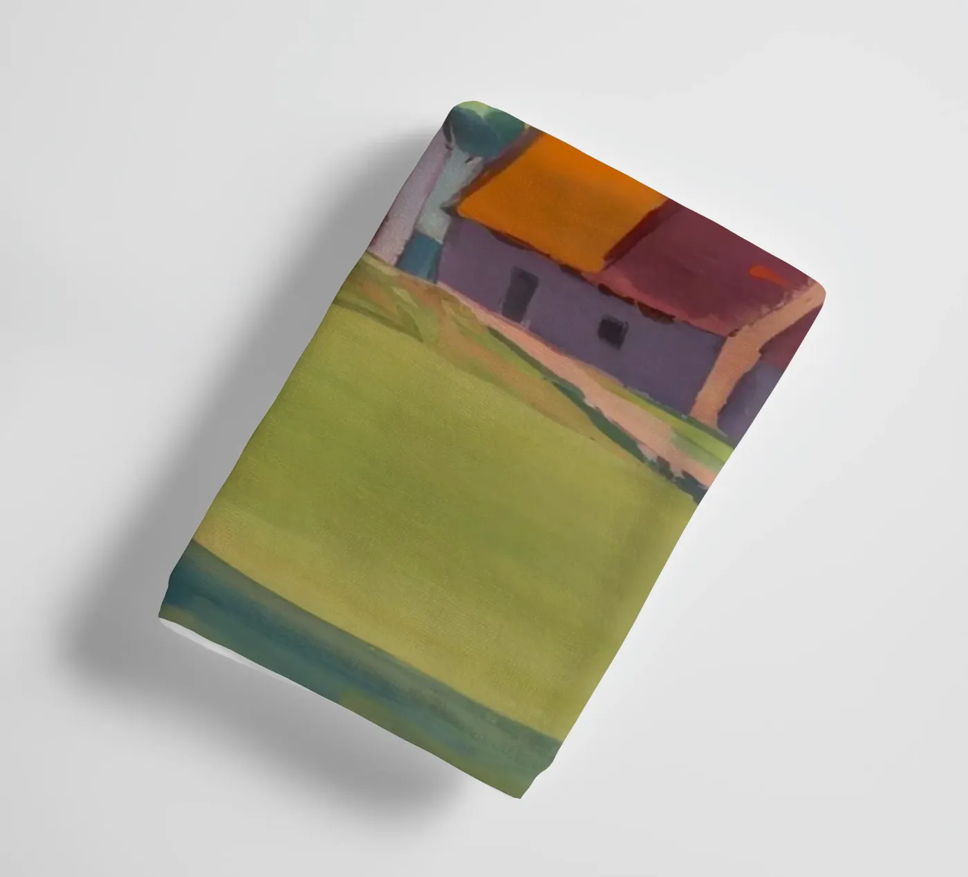 Herfstdorp Ember badhanddoek van Celestial Harmony