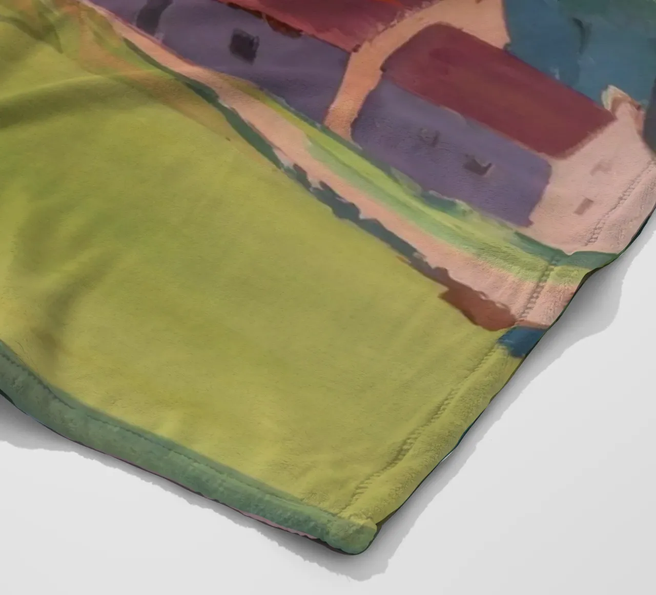 Herfstdorp Ember fleecedeken van Celestial Harmony