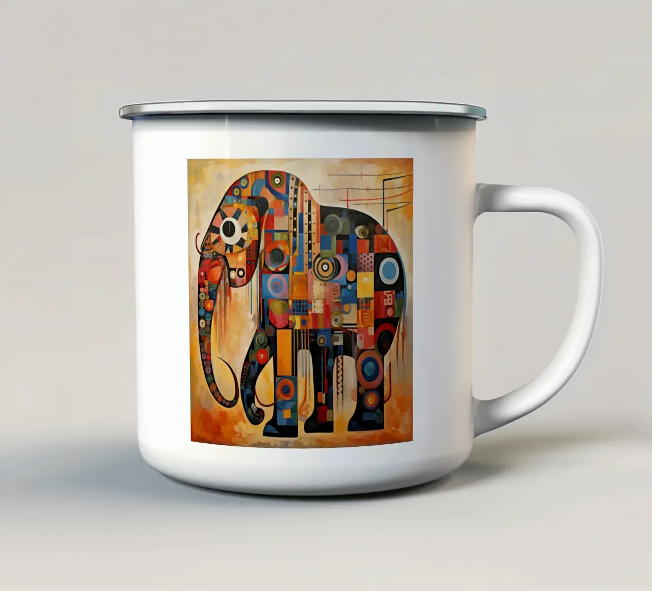Arte da parete di Imagine tazza in smalto da Imagine