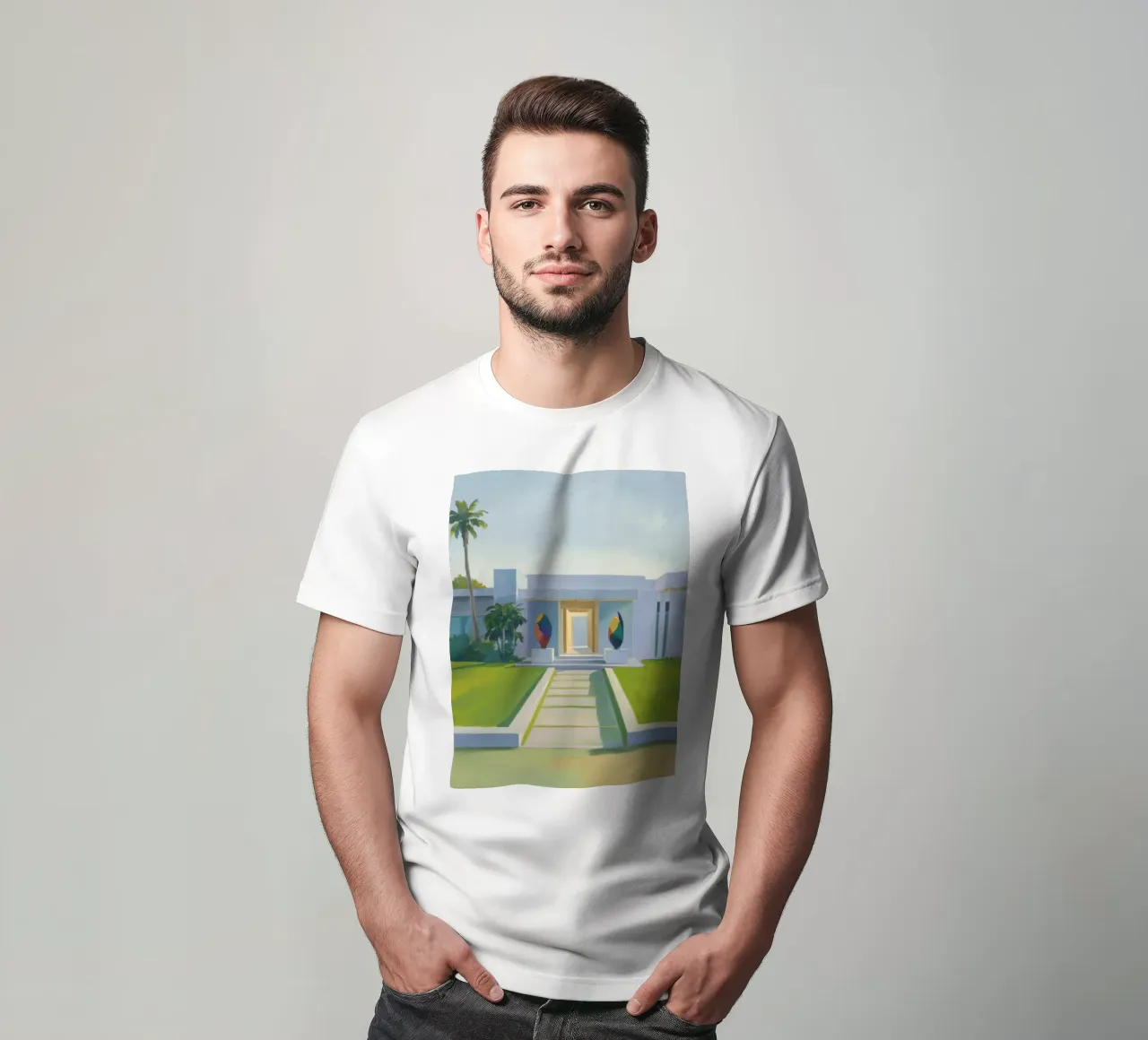 Moderna dimora dell'orgoglio t-shirt da Opal Strokes