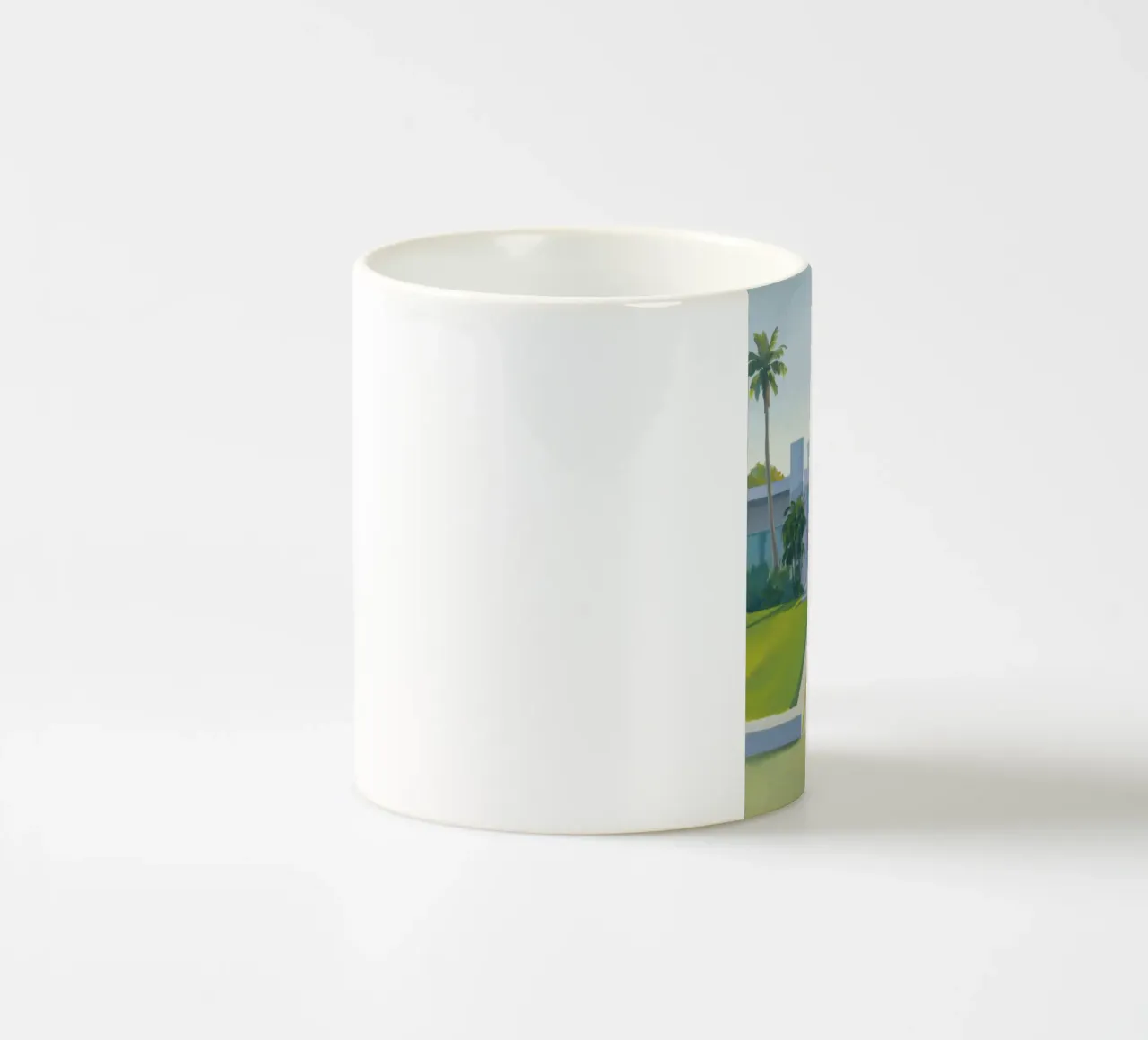 Moderna dimora dell'orgoglio tazza in ceramica da Opal Strokes
