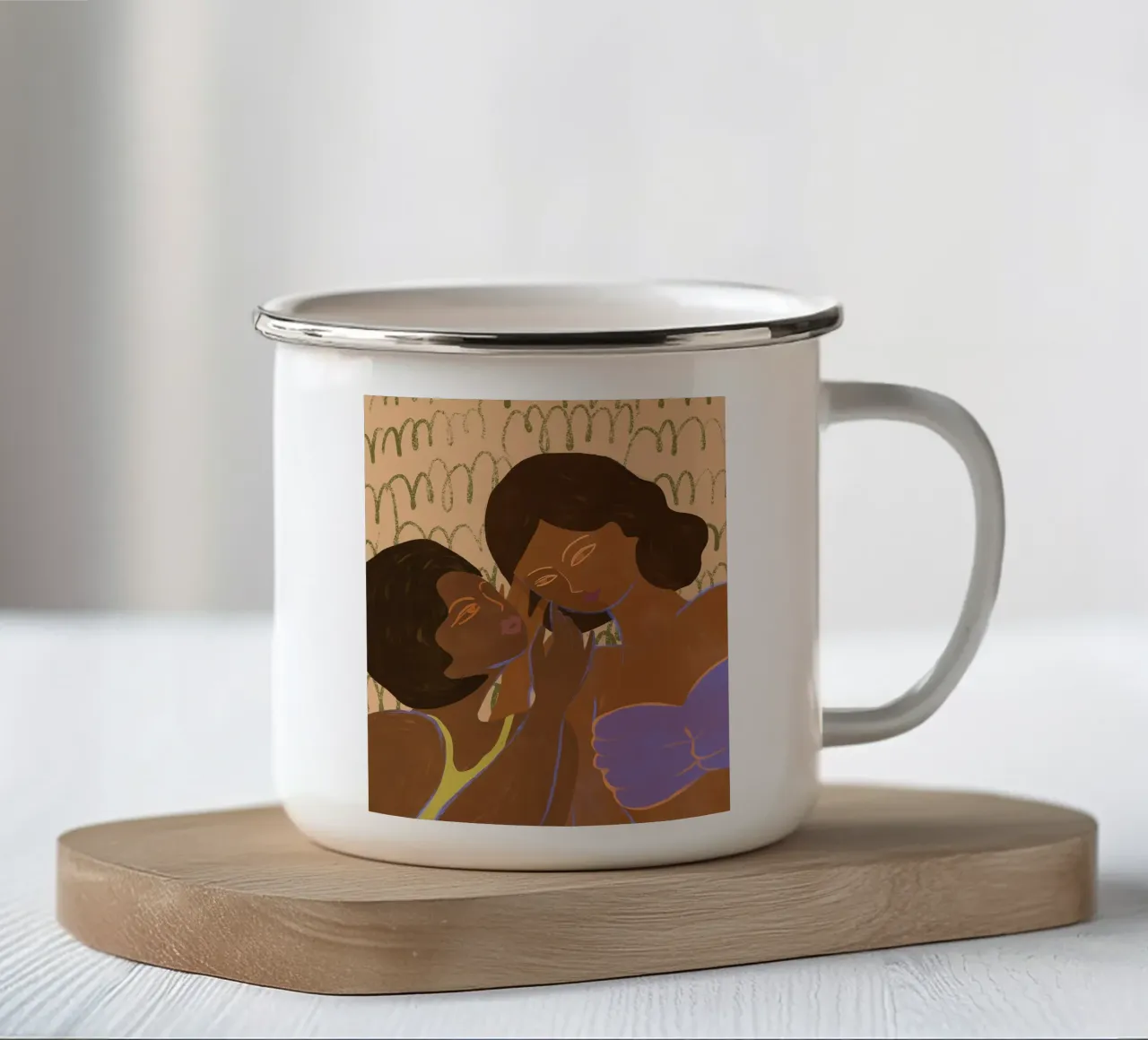 Secret tazza in smalto da Arty Guava