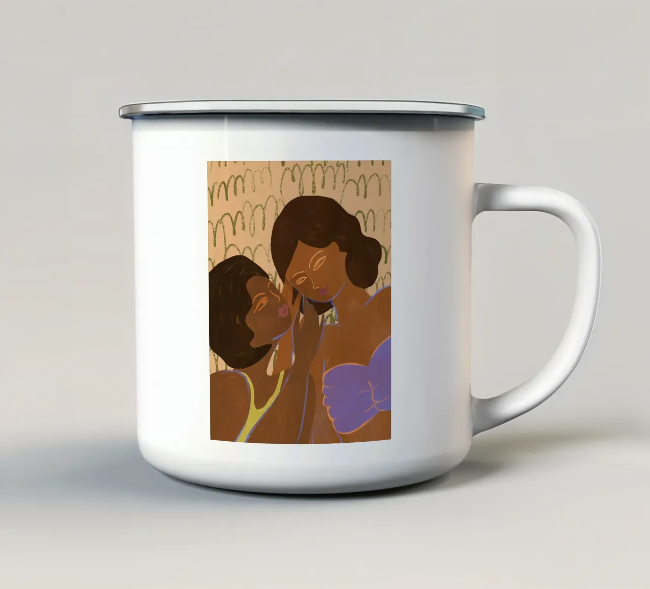 Secret tazza in smalto da Arty Guava