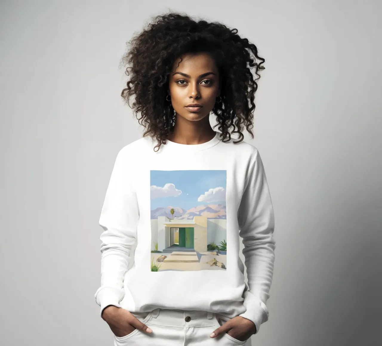 Ingresso modernista nel deserto felpa da Opal Strokes