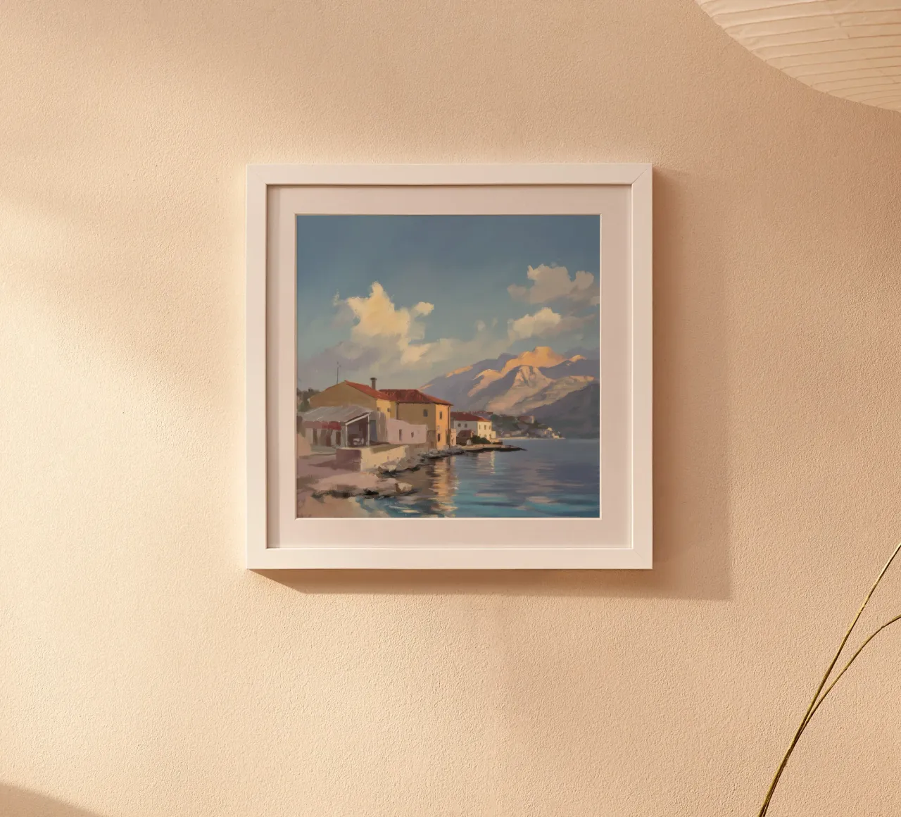 Costa Azzurra Classic poster con telaio in plastica da Celestial Harmony