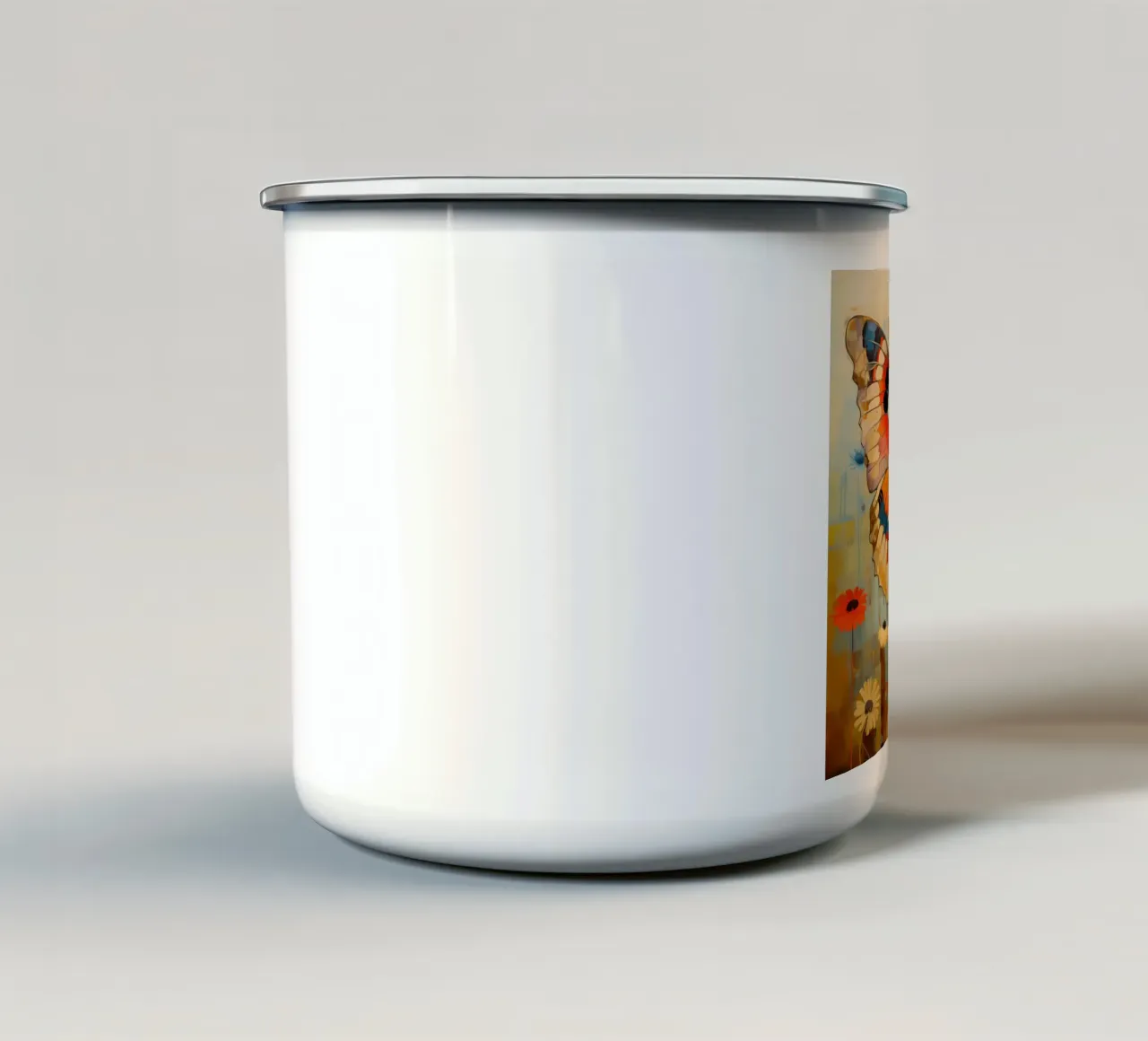 Arte da parete di Imagine tazza in smalto da Imagine