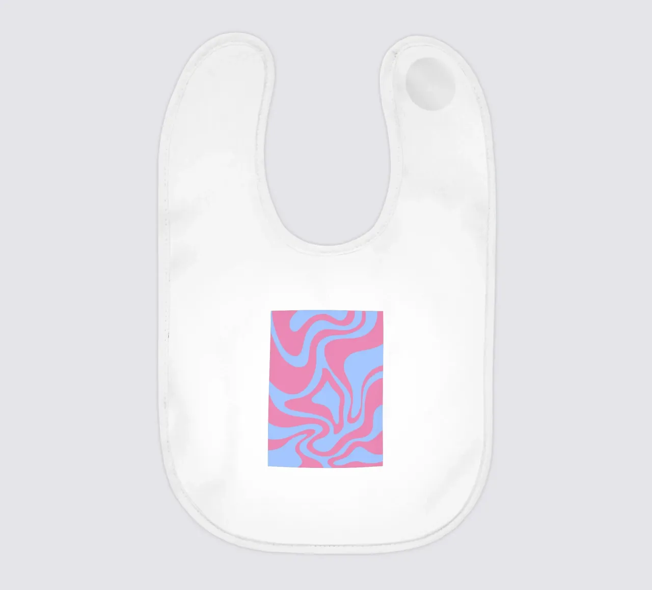 Onde blu e viola bavaglino da MODERN NUANCE