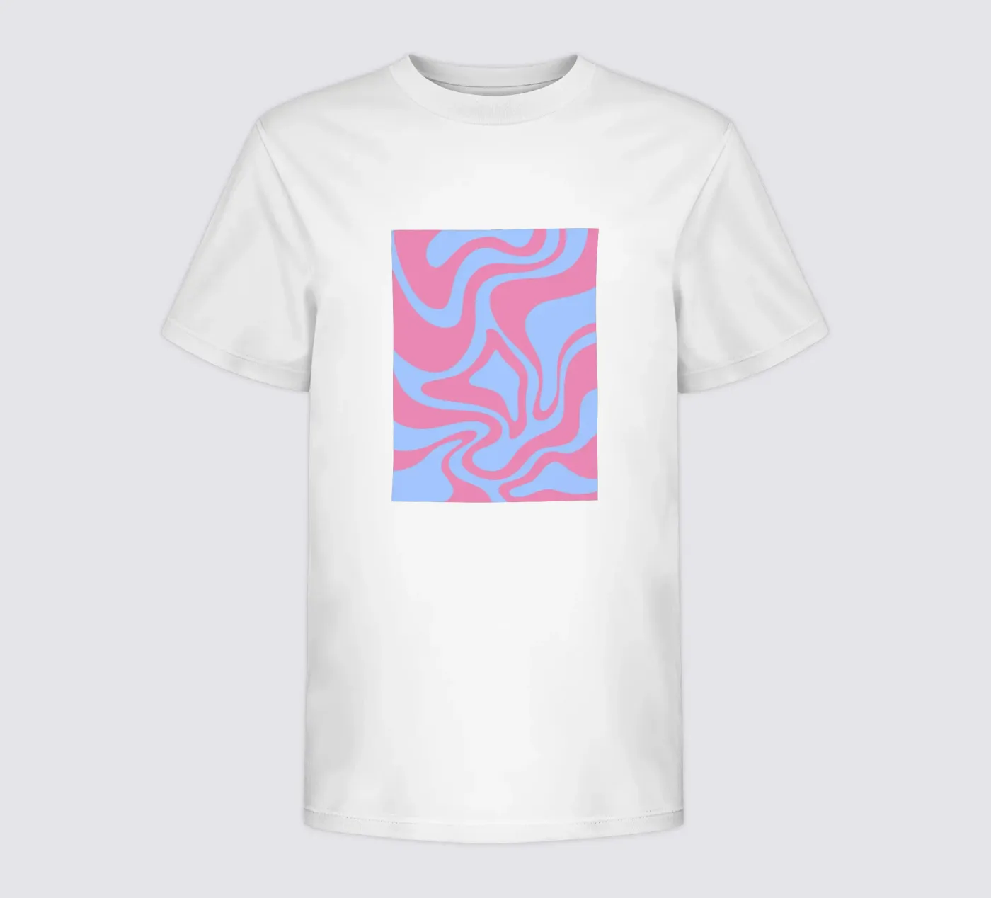 Onde blu e viola t-shirt bambini da MODERN NUANCE