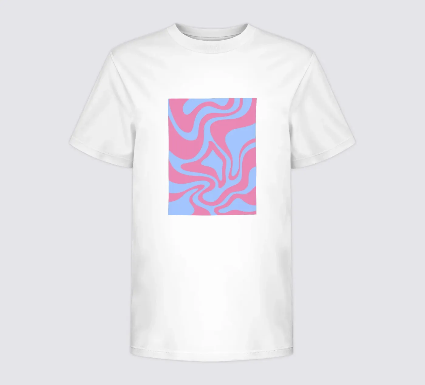 Onde blu e viola t-shirt bambini da MODERN NUANCE