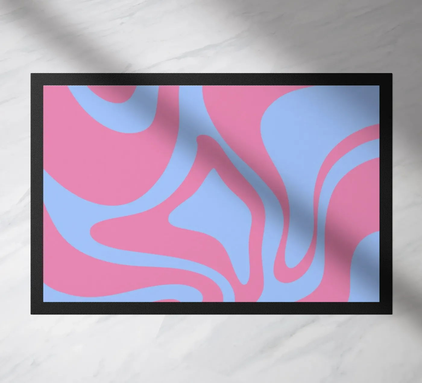 Onde blu e viola zerbino da MODERN NUANCE