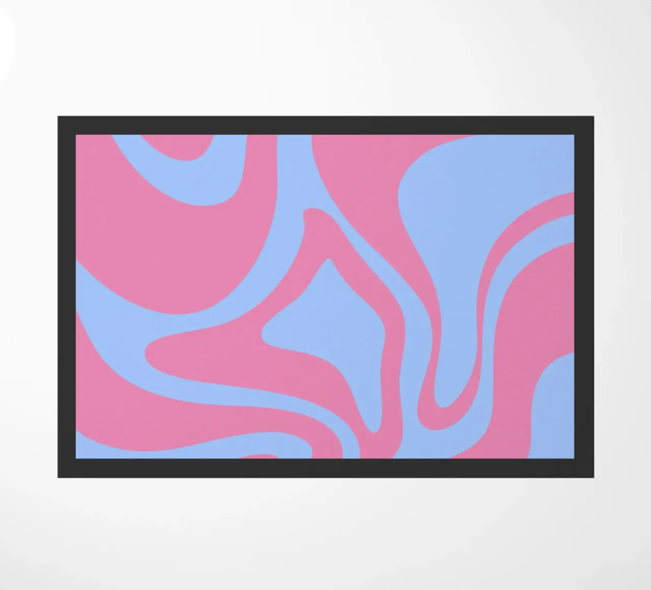 Onde blu e viola zerbino da MODERN NUANCE