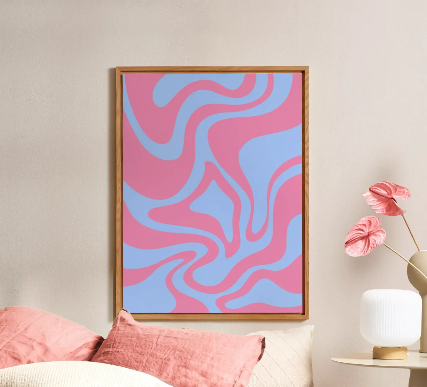 Onde blu e viola pannello forex da MODERN NUANCE