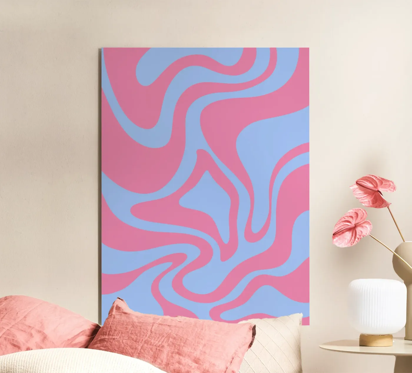 Onde blu e viola pannello forex da MODERN NUANCE