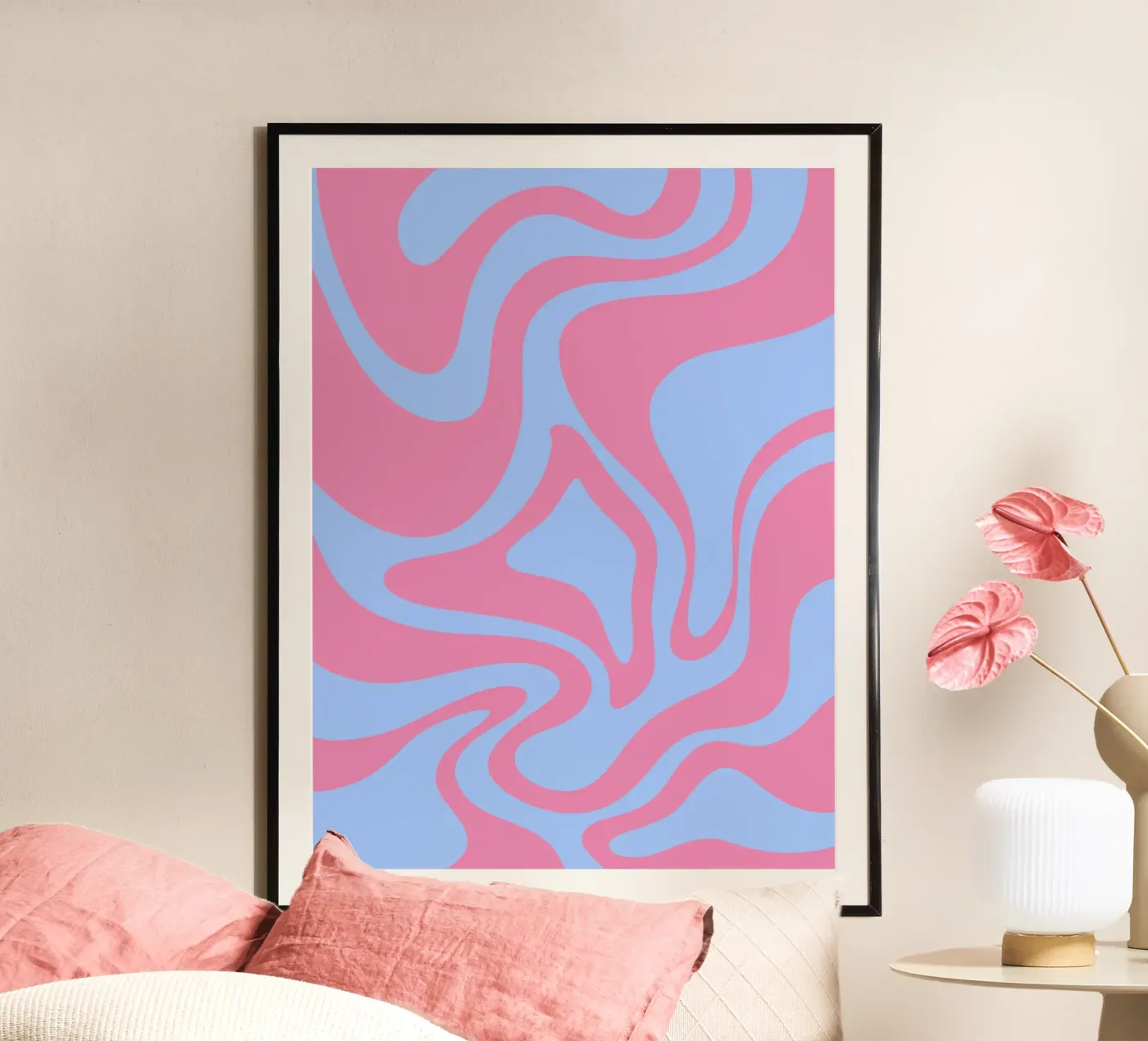 Onde blu e viola poster da MODERN NUANCE