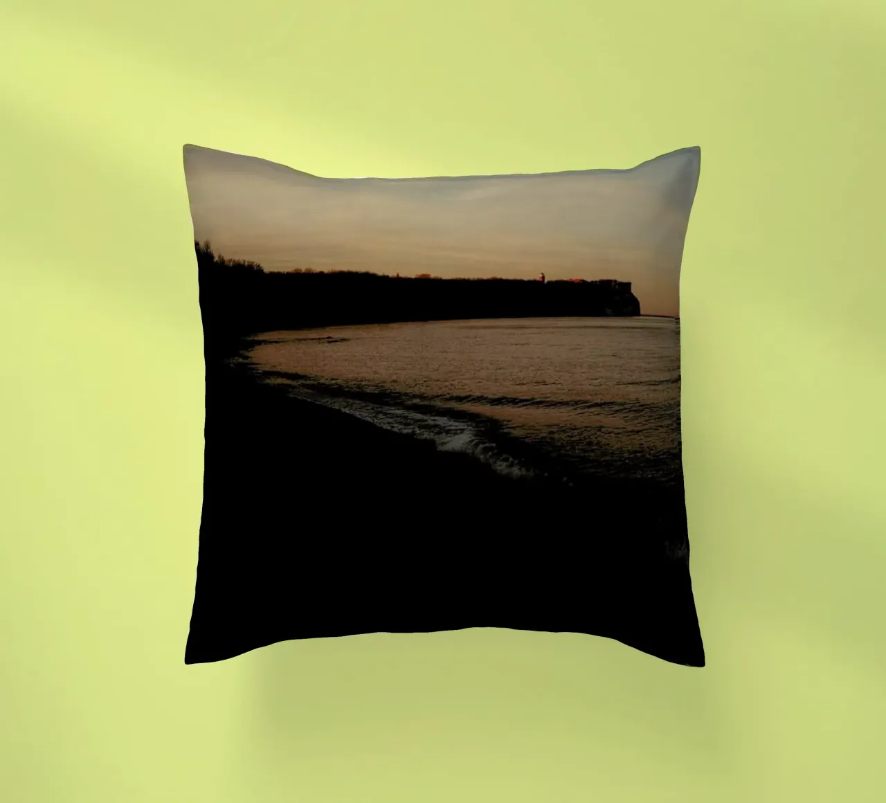 Tase of Sea Sunset III decorative cushion by Philipp Reinhard