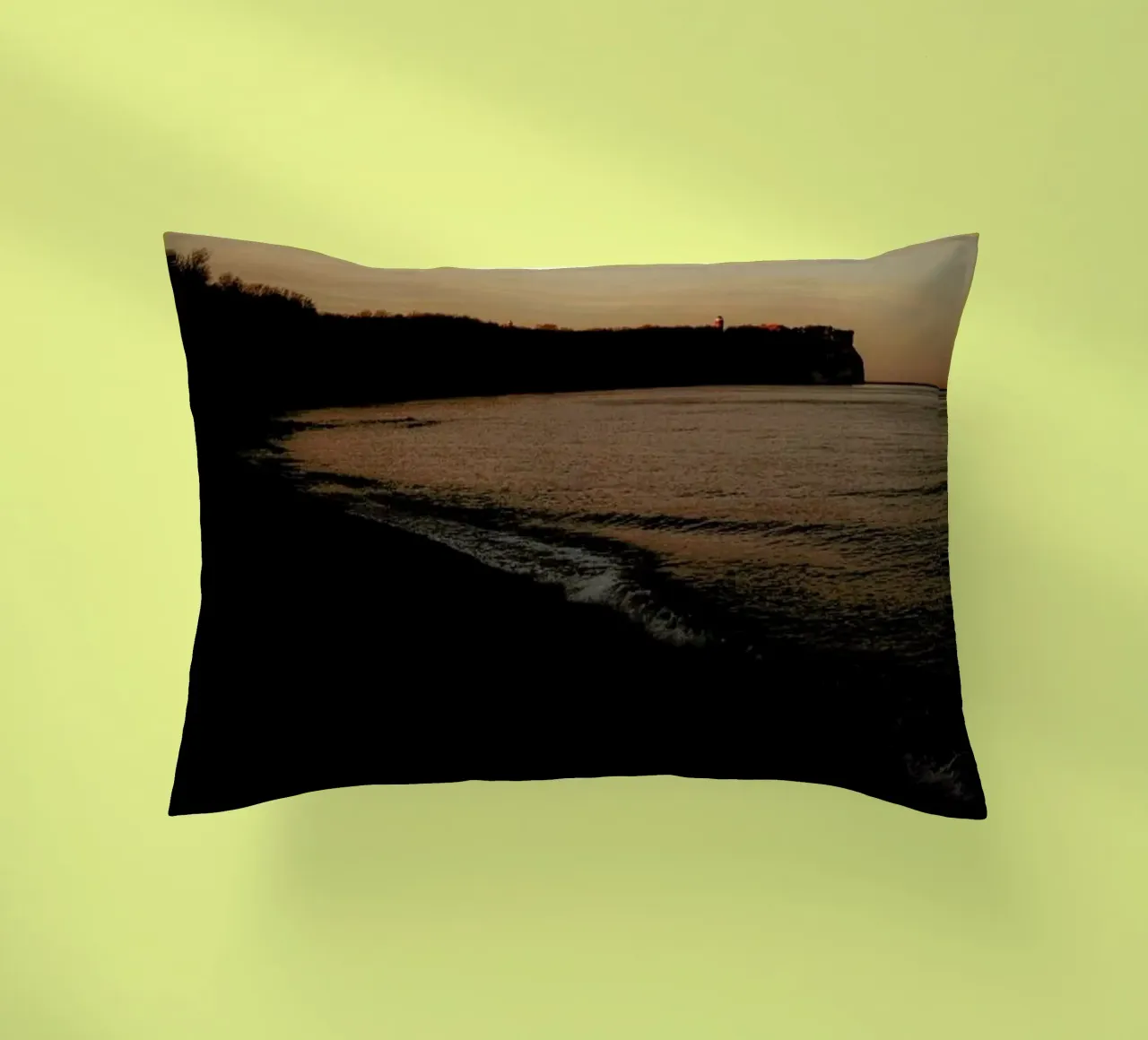 Tase of Sea Sunset III decorative cushion by Philipp Reinhard
