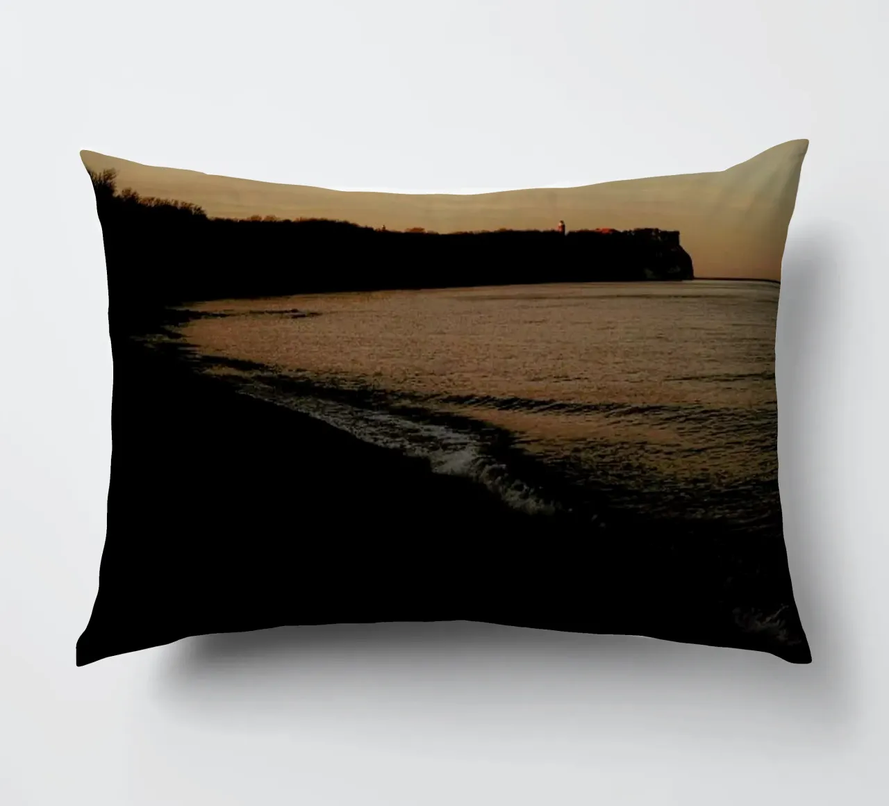 Tase of Sea Sunset III decorative cushion by Philipp Reinhard