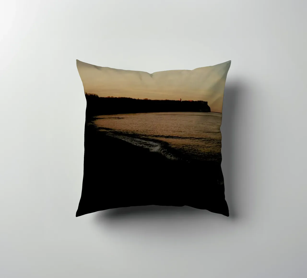 Tase of Sea Sunset III decorative cushion by Philipp Reinhard