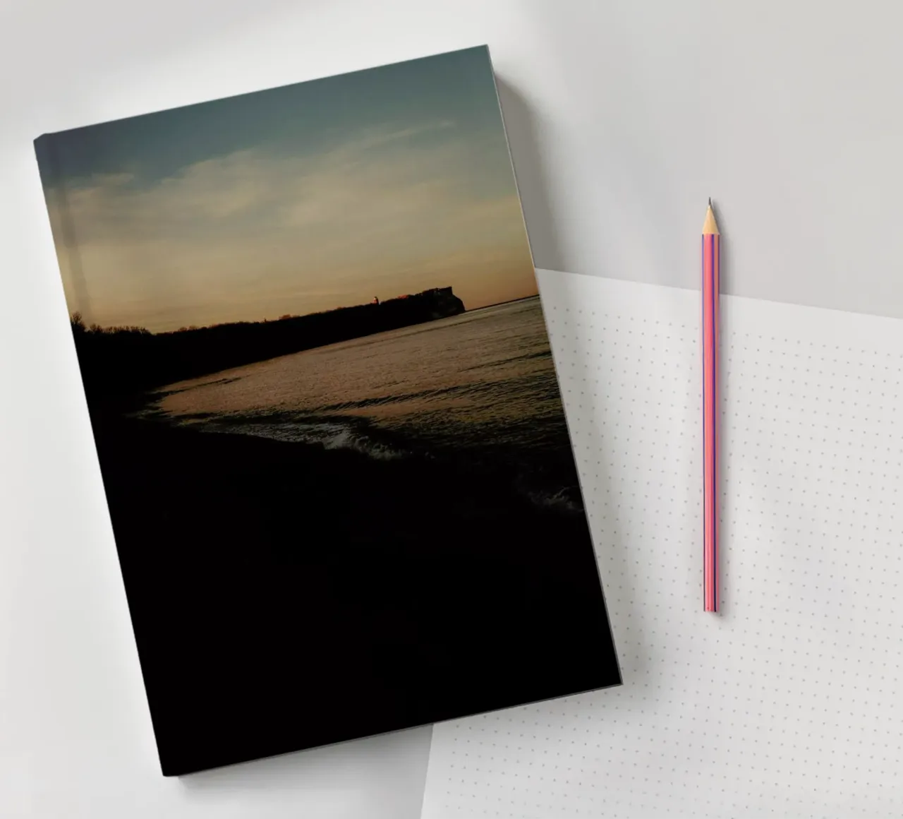 Tase of Sea Sunset III notebook by Philipp Reinhard