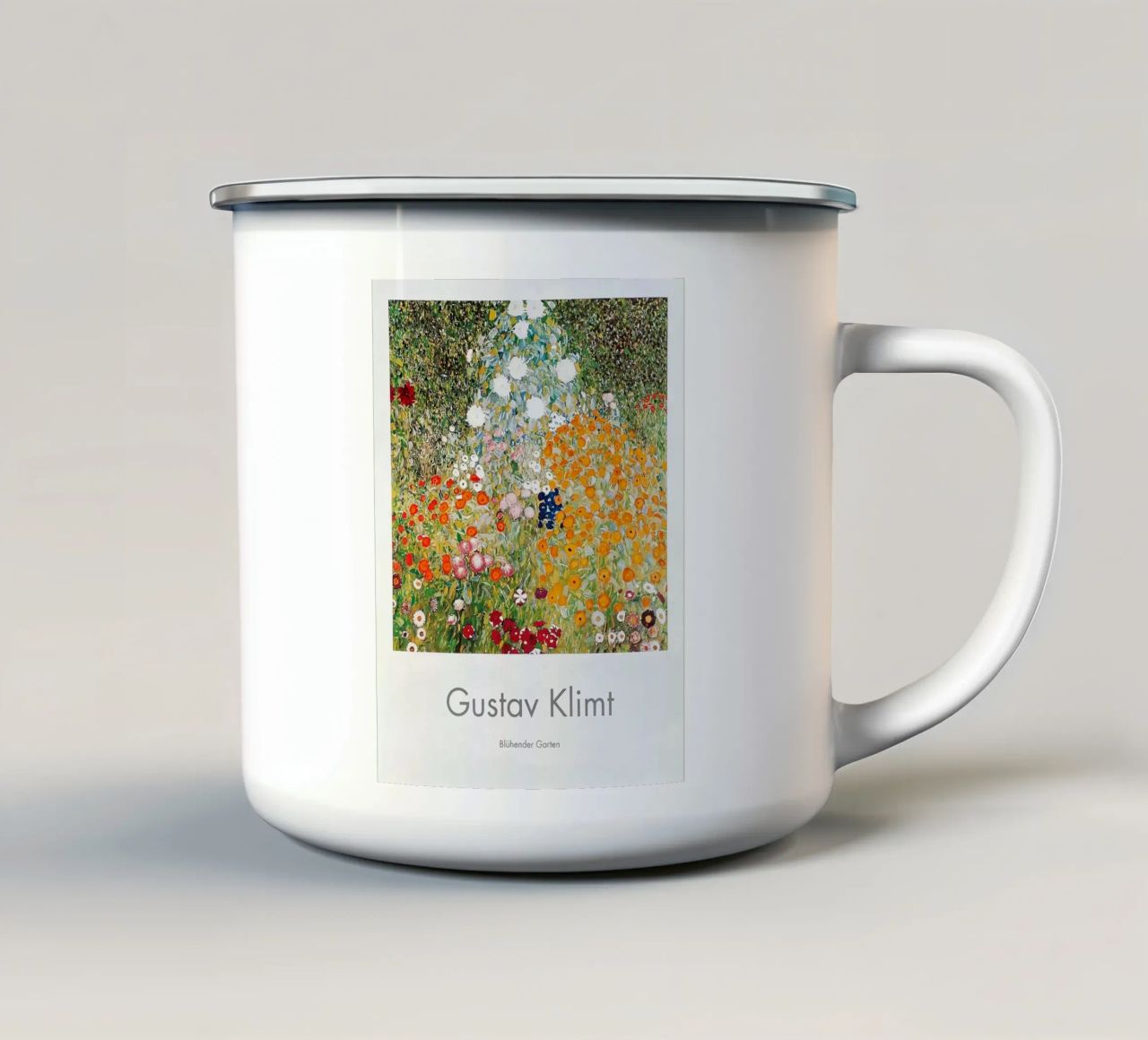 Gustav Klimt tazza in smalto da Kristian