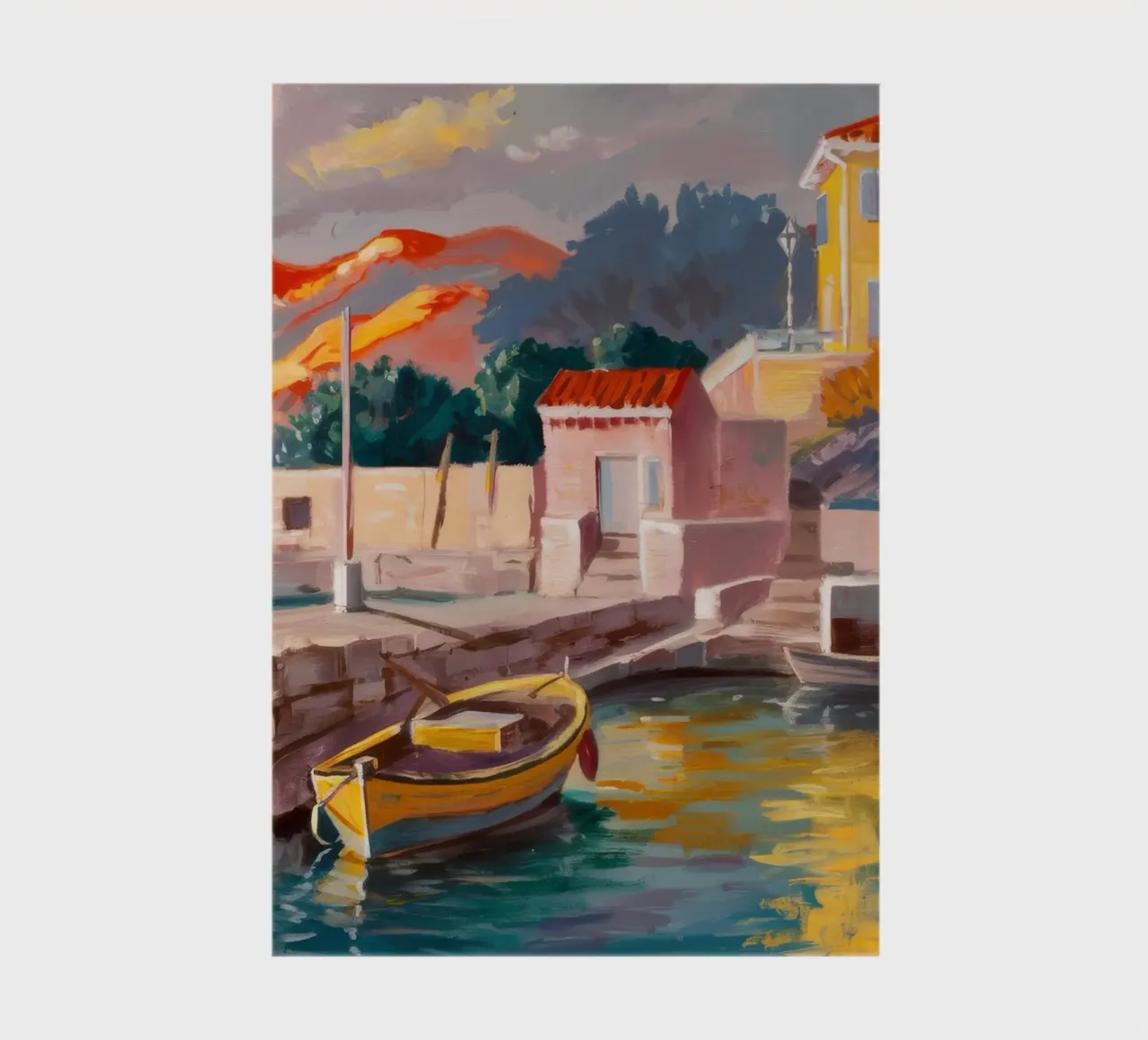 Sunlit Quay Repose notebook by Celestial Harmony