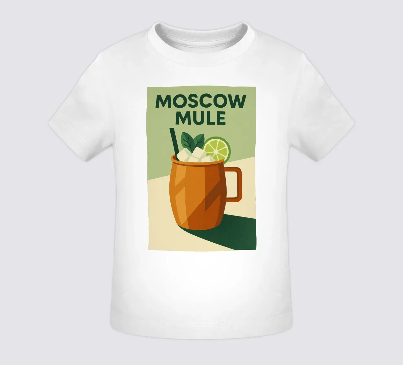 Moscow Mule - Rame, fresco ed elegante maglietta neonato da Boissons - Affiches & posters - Retro