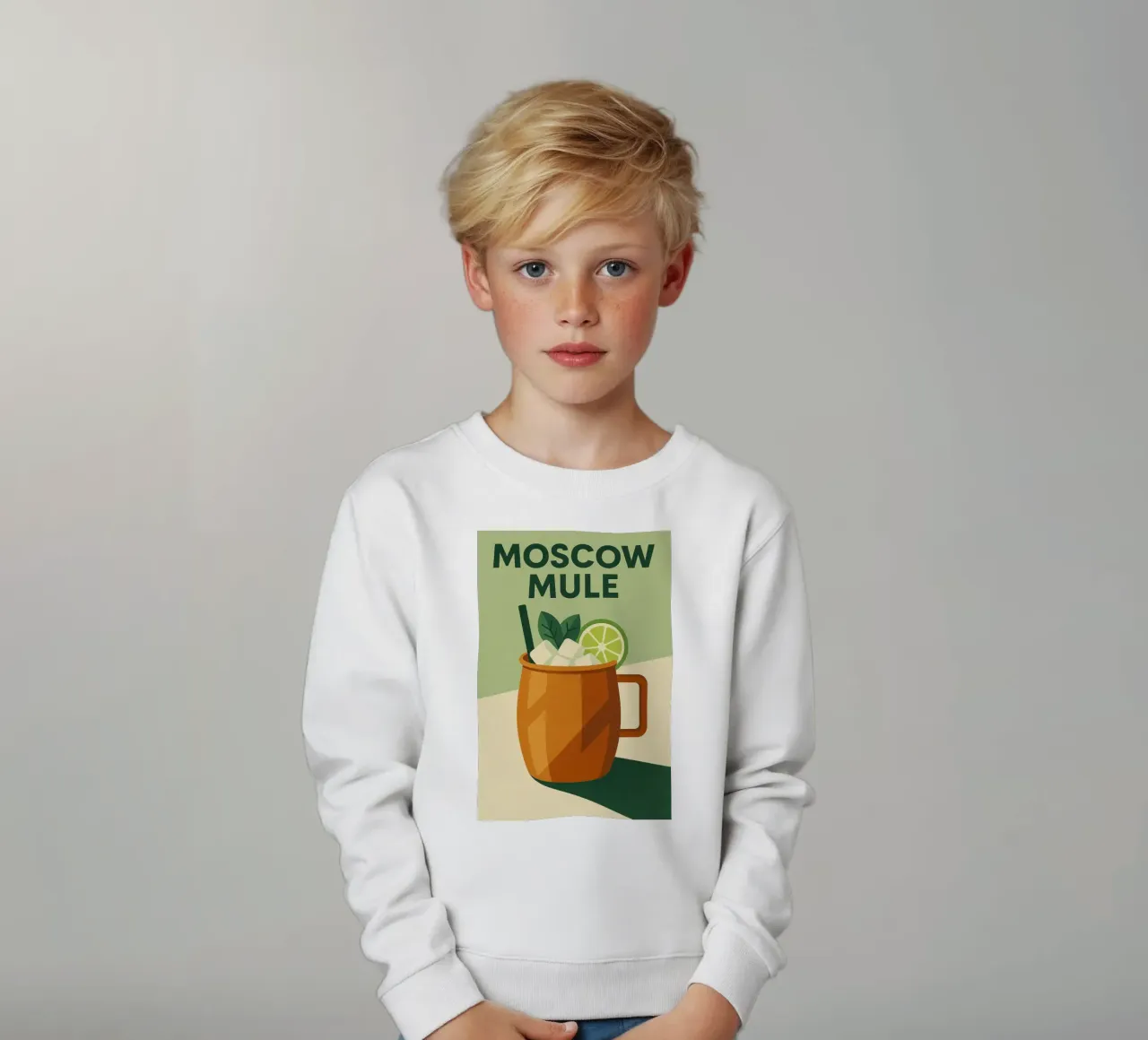 Moscow Mule - Rame, fresco ed elegante felpa bambino da Boissons - Affiches & posters - Retro