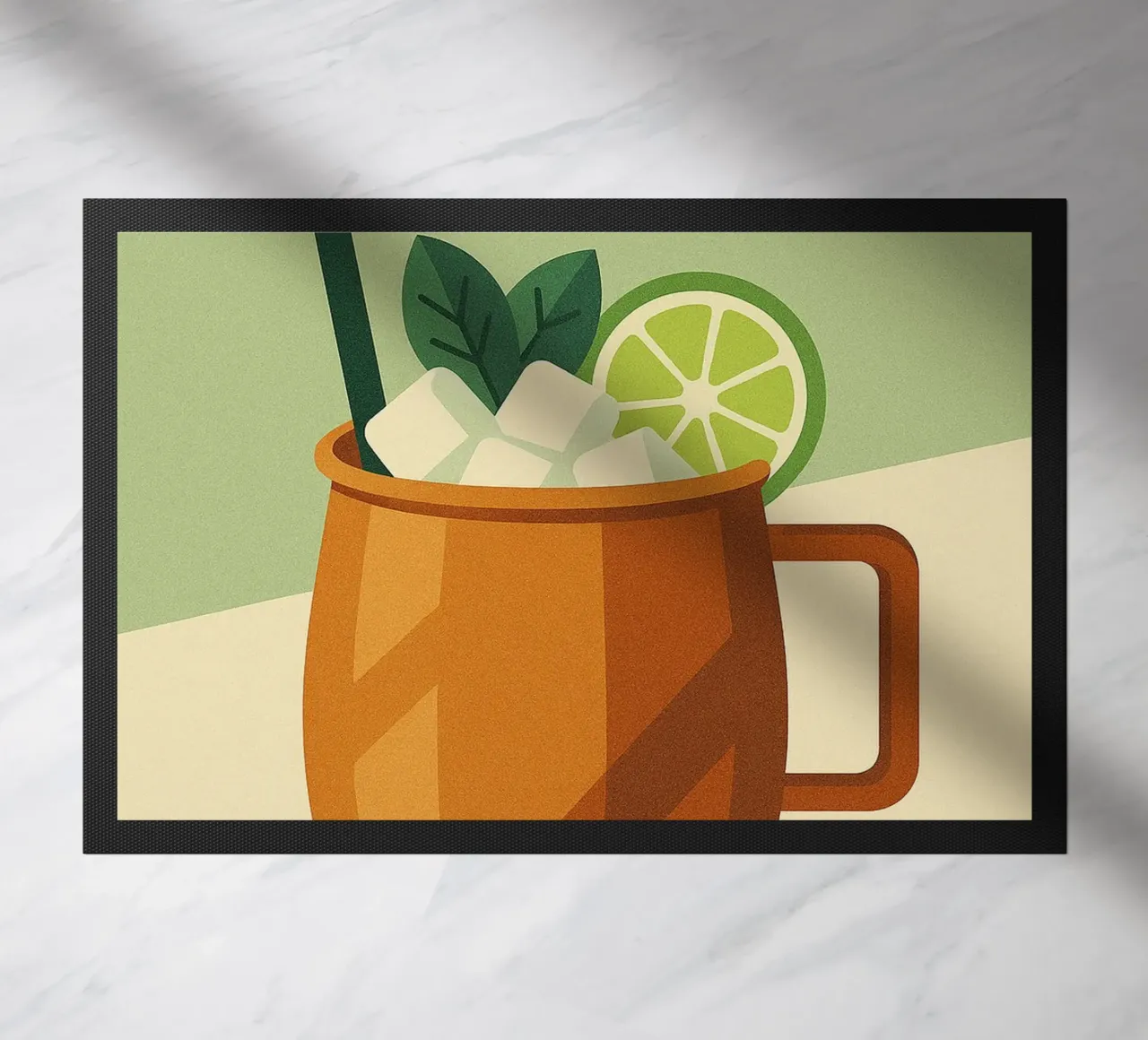Moscow Mule - Rame, fresco ed elegante zerbino da Boissons - Affiches & posters - Retro