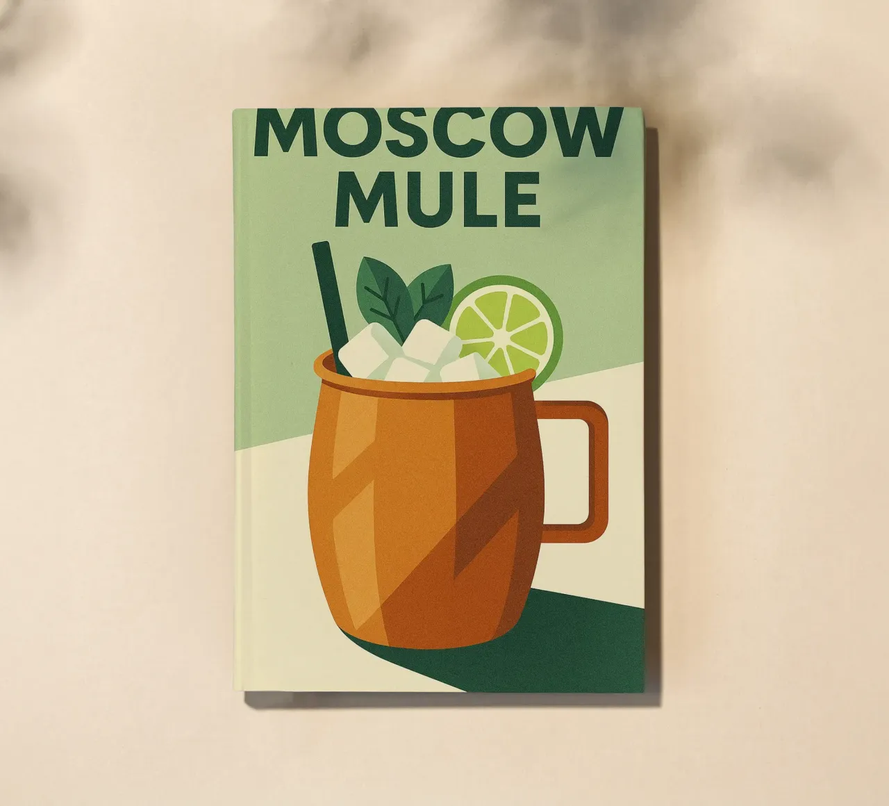 Moscow Mule - Copper, fresh and stylish notebook by Boissons - Affiches & posters - Retro