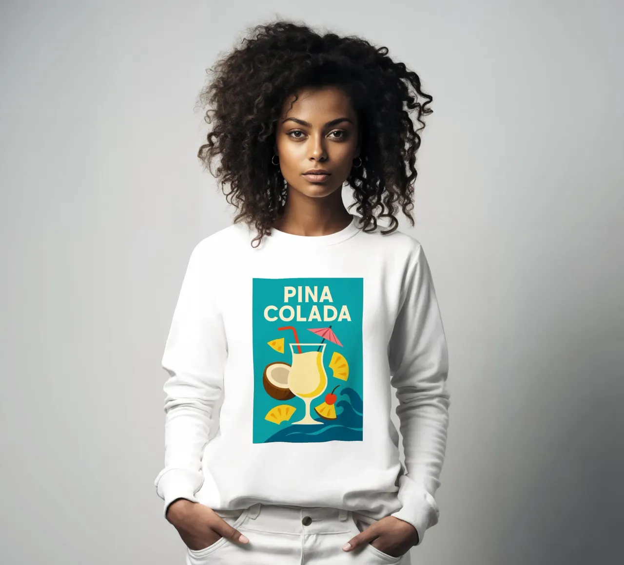 Piña Colada - Poster per le vacanze eterne felpa da Boissons - Affiches & posters - Retro